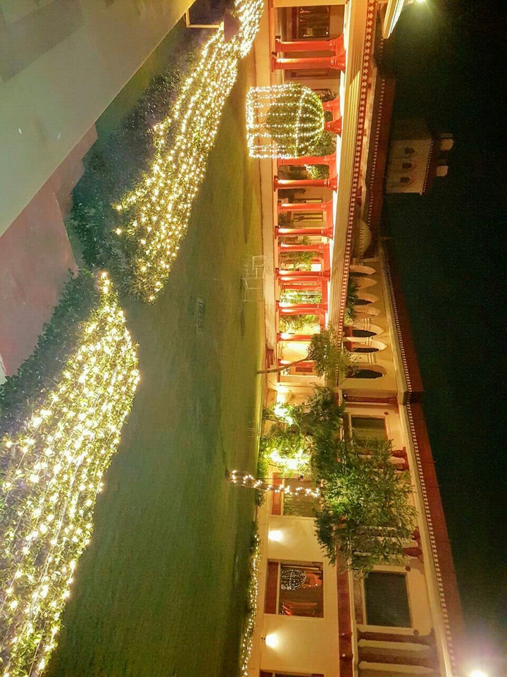 Hotel lights decorations