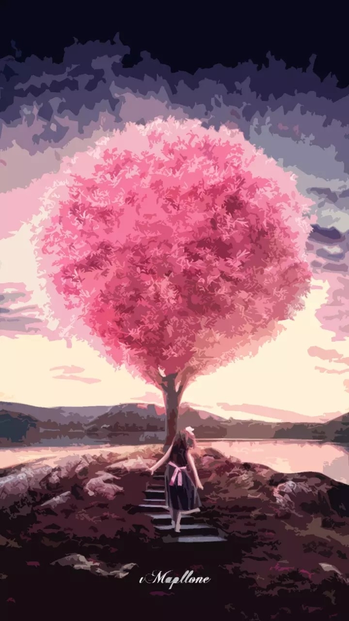 Pink tree