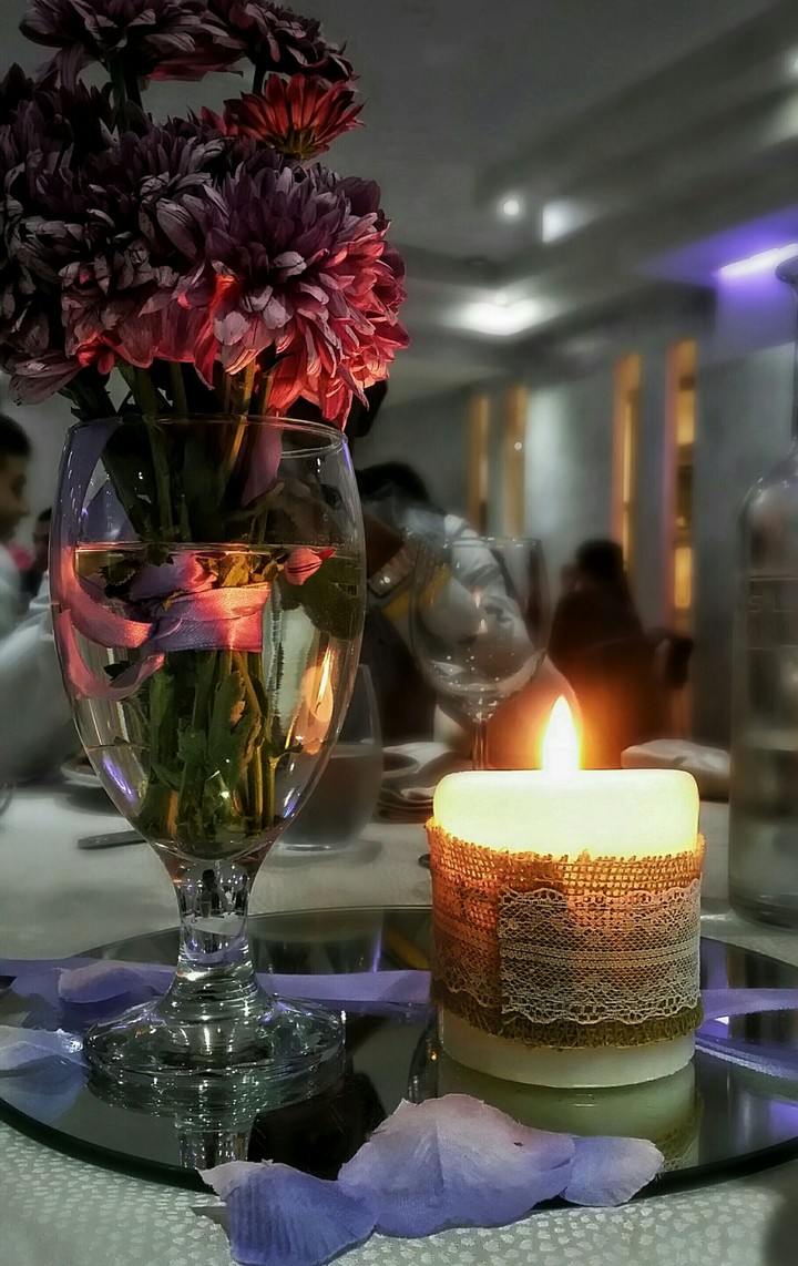 Lightening candle.
