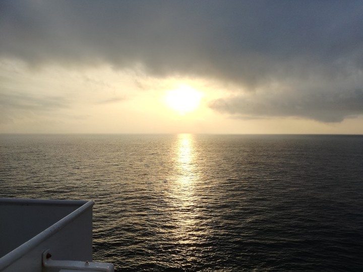 Sunset at the atlantic