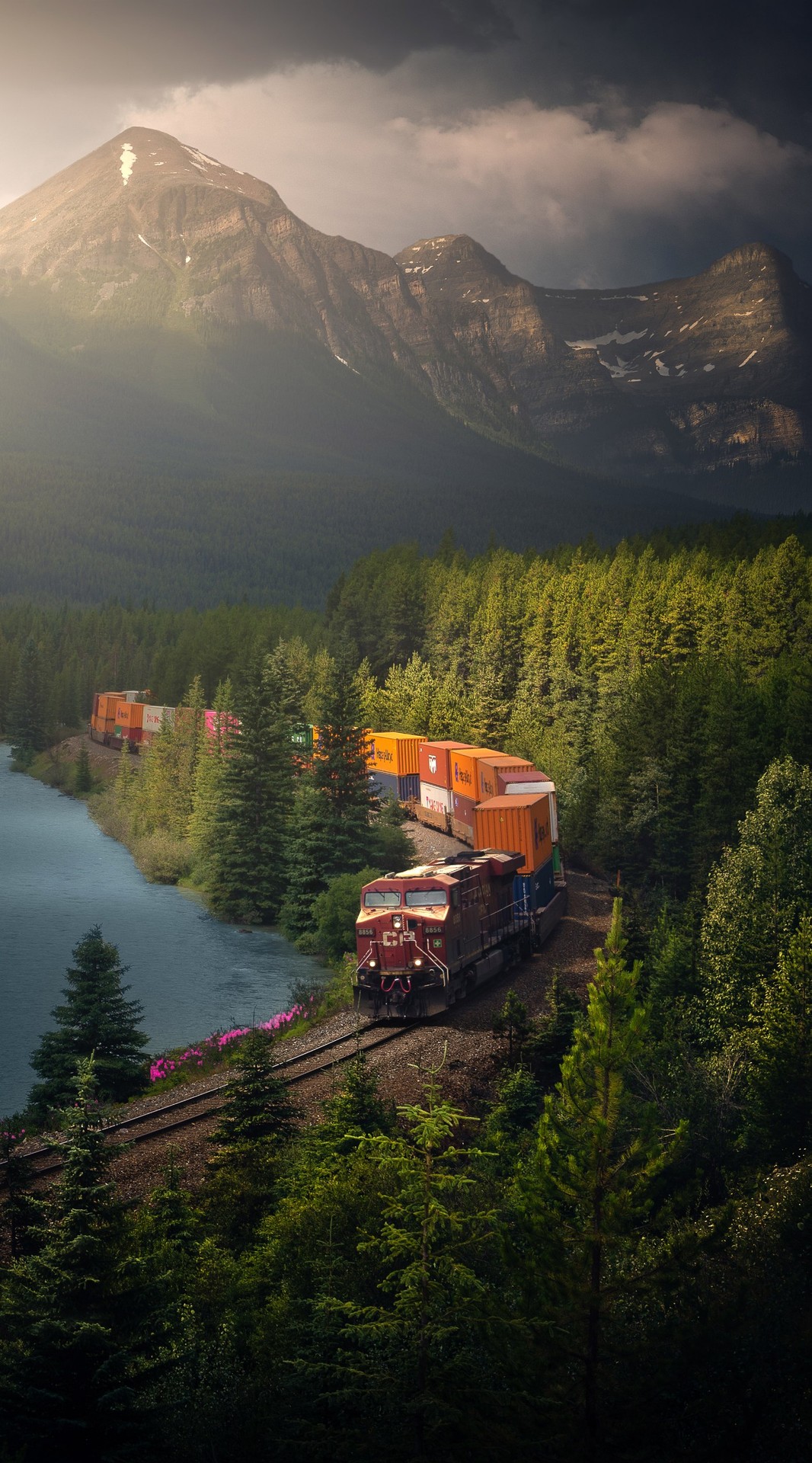 tapety train, landscapes