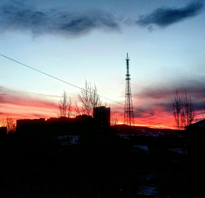 закат
