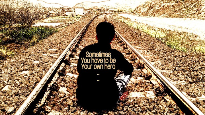 when I was on railway, In nowhere!!