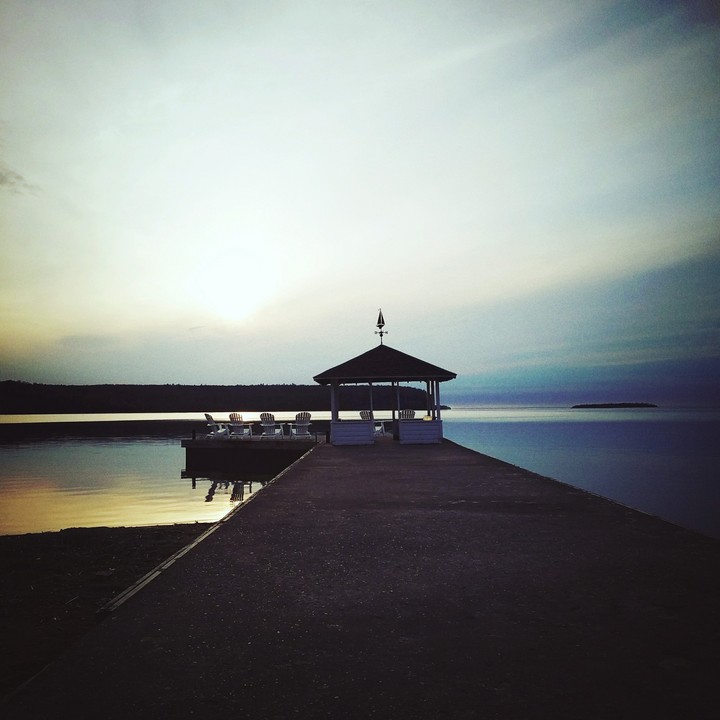 beach front sunset