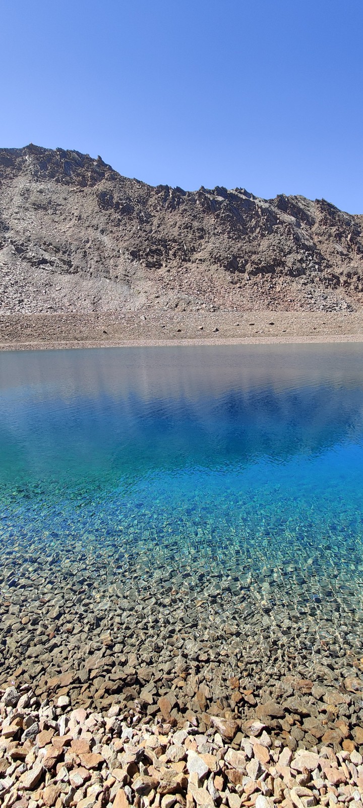 A  lake in the mountains