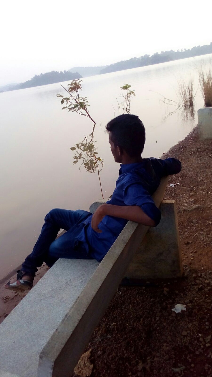 river bench