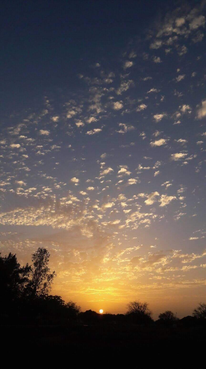 natural, India, sunset, hd, village,