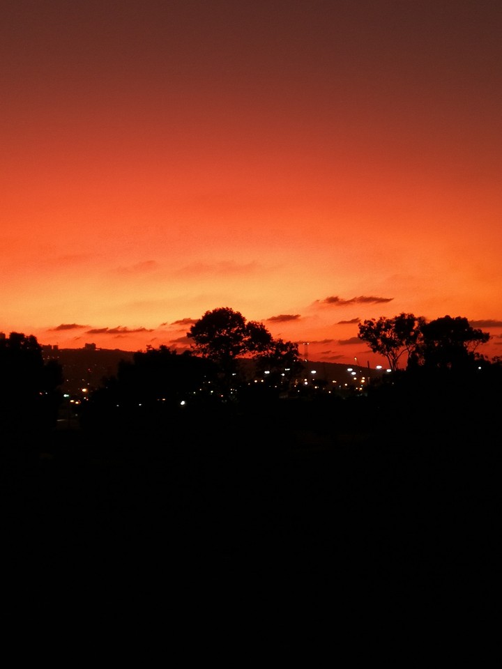A Sunset on the mountain