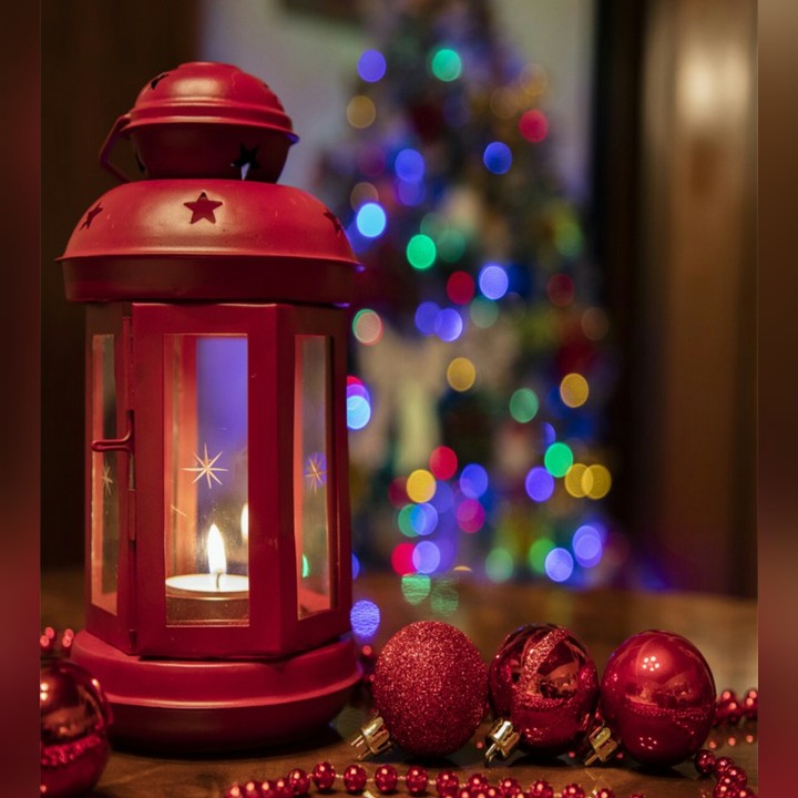 candelero navideño