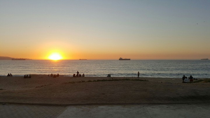 Puesta de sol Viña de mar