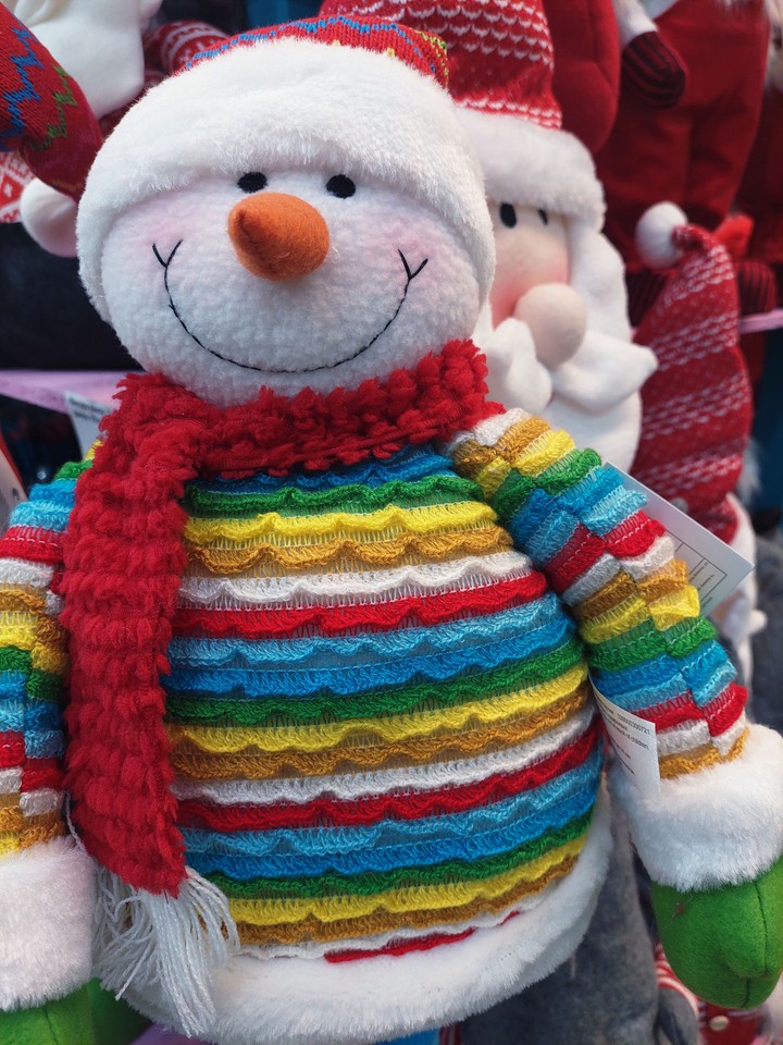 snowman, snow, new year, christmas, winter, fairy tale
