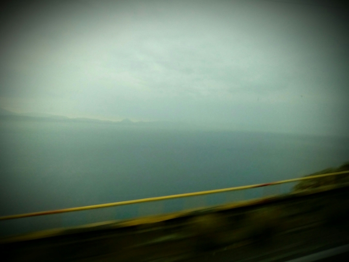 on the road