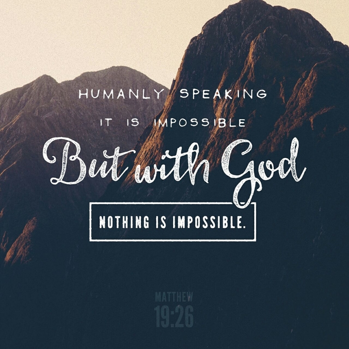 With God all things are possible