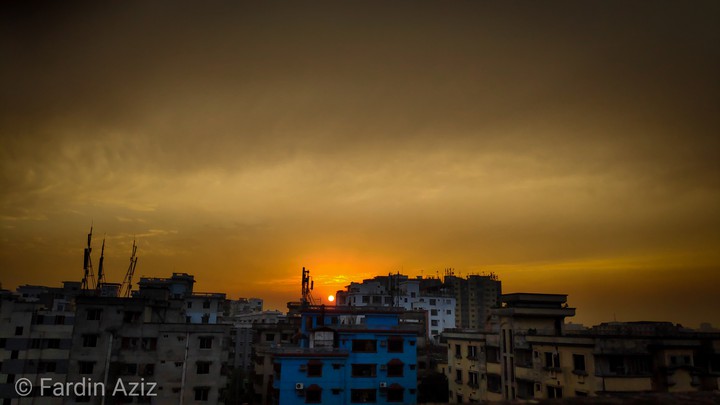 sun set