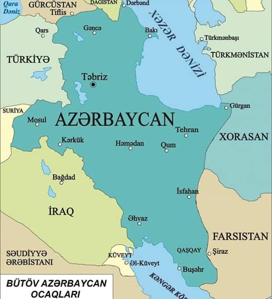 All Azerbaijan map