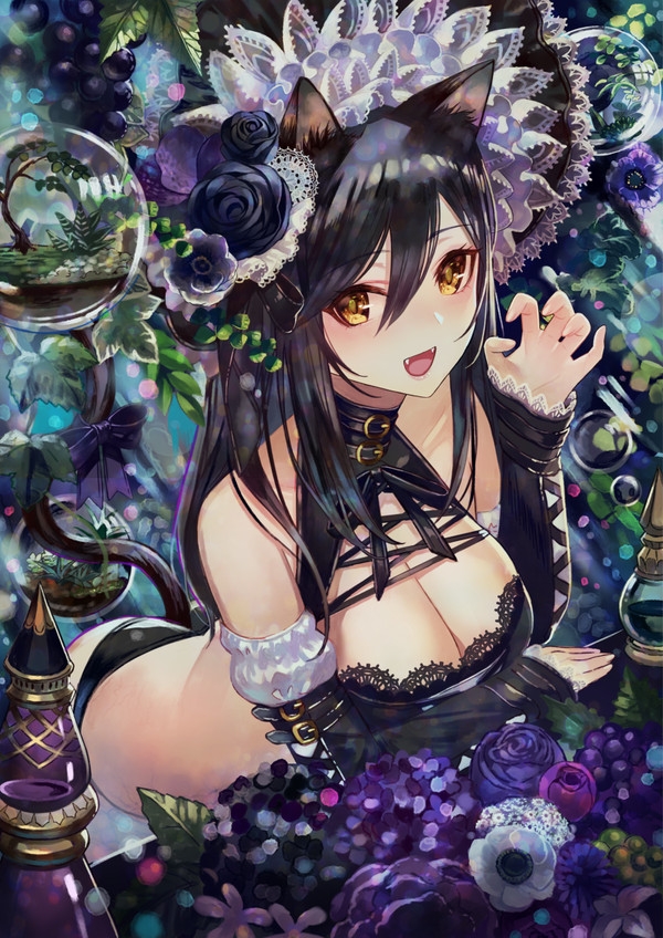 cat anime girl / artwork