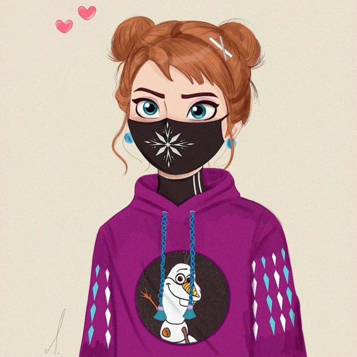 ANNA WITH MASK