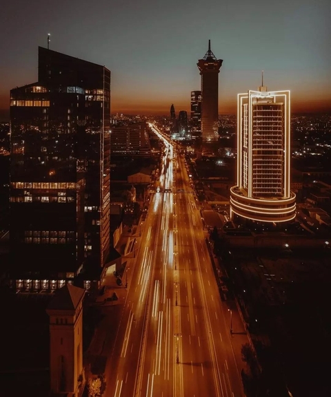 Baku nights. Azerbaijan