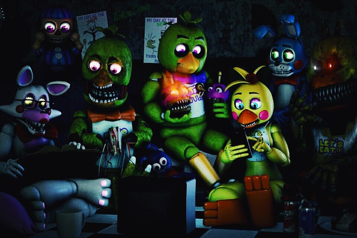old and new fnaf