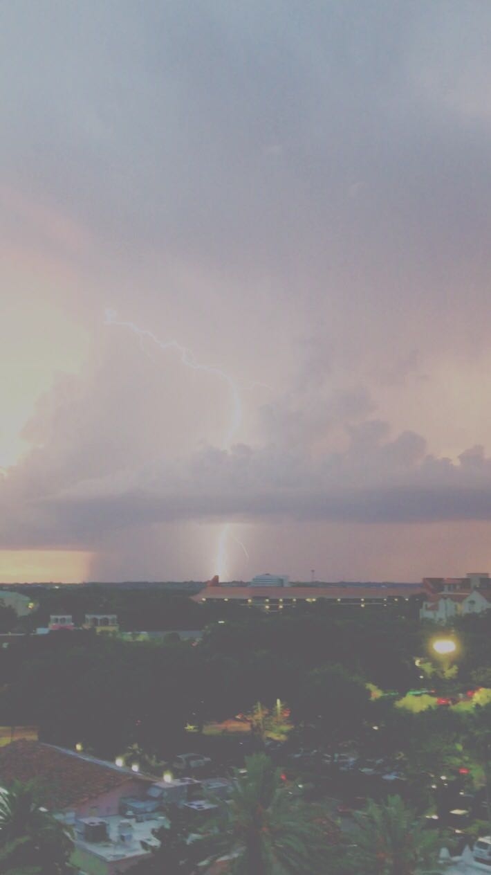 lightning then the thunder