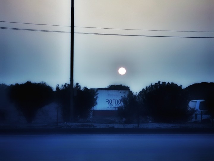 sun rise in winter