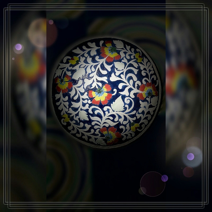 blue art....