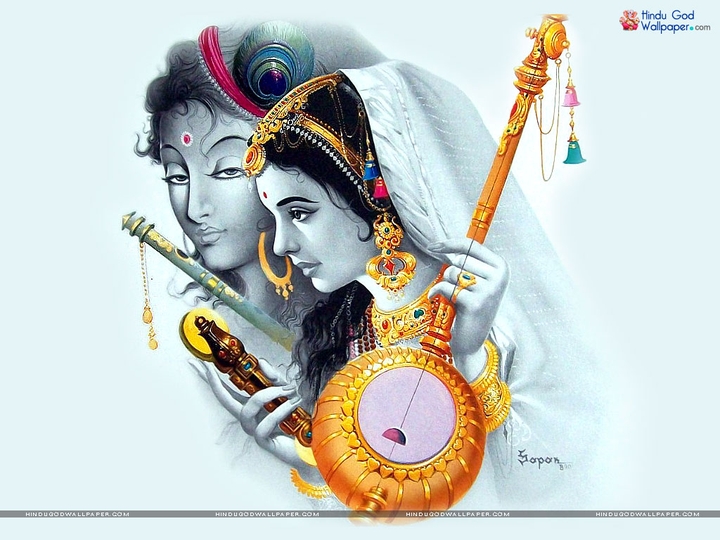 shri krishna and meera
