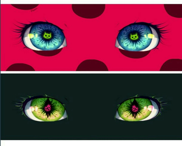 Eyes from Ladybug & Chat noir