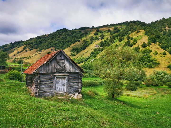 rural landscape in Romania