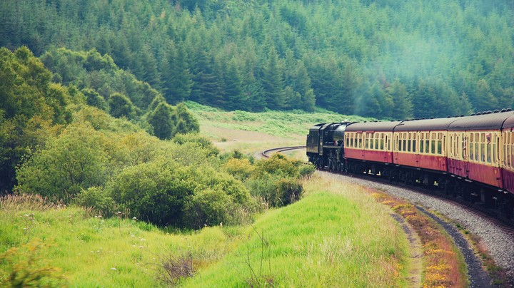 Steam engine in yorkshire