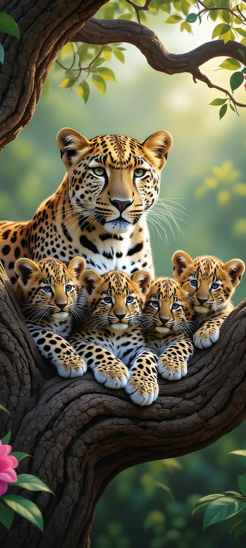 خلفيات vertebrate, tiger