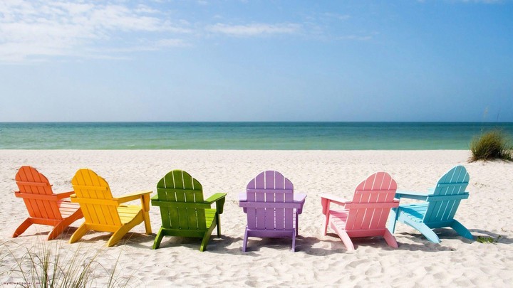 Beach for friend's