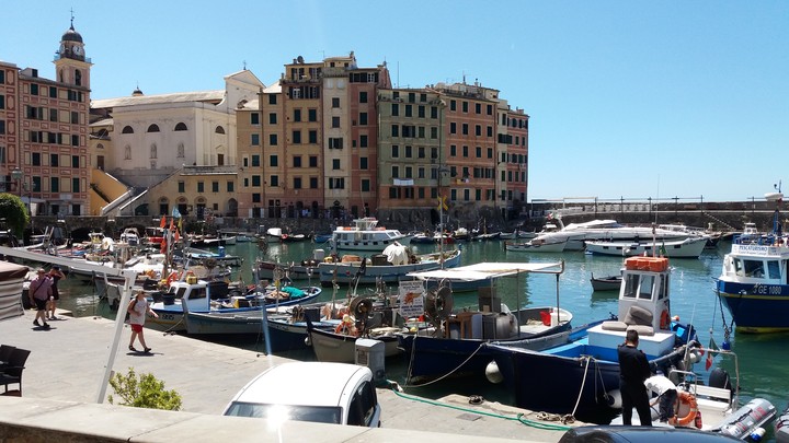 Port of Camogli, Genoa, Ligury, Italy