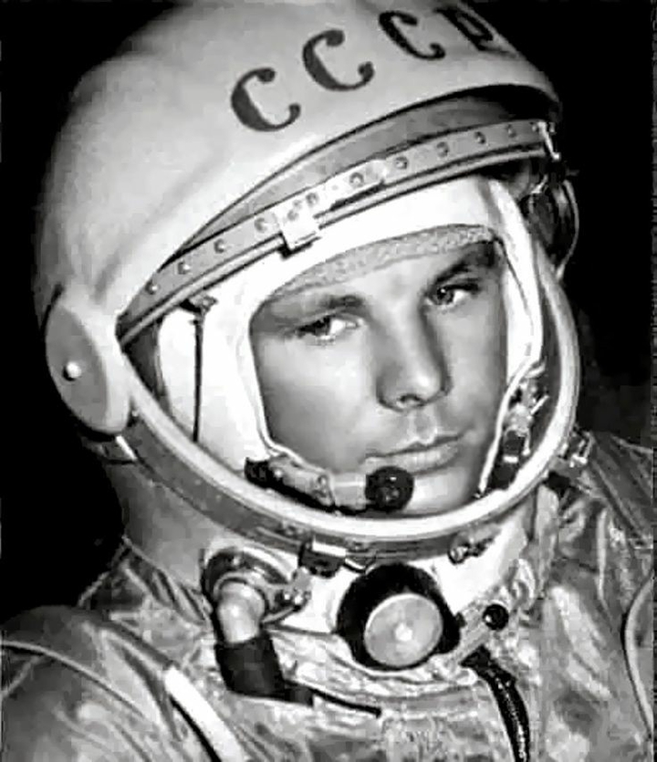 Yuri Gagarin is the first man in space