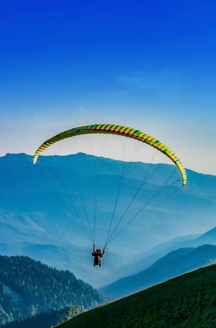 thrill in mountains