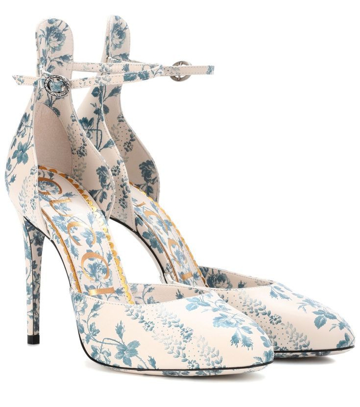 Floral Gucci Stilettoes