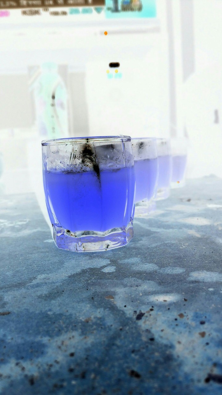 drink... blue...