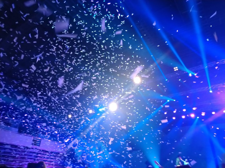 in the concert