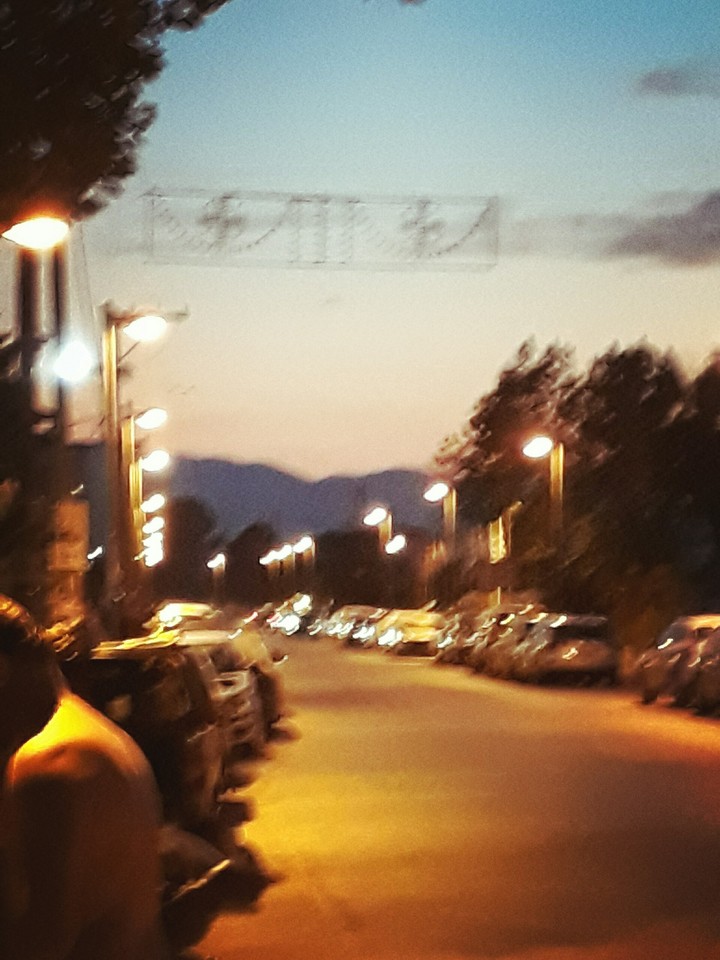 Coucher de soleil en Grèce