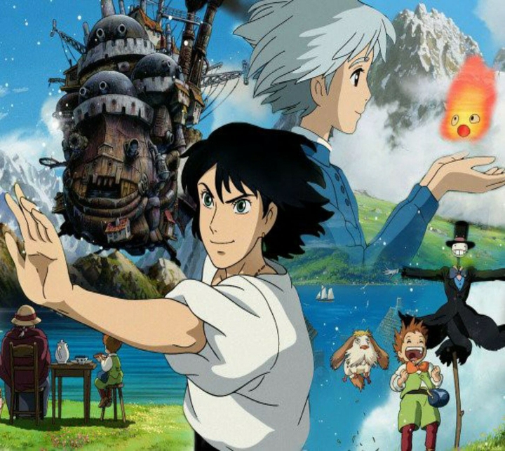 Anime--- Howl's Moving Castle(Ходячий Замок)