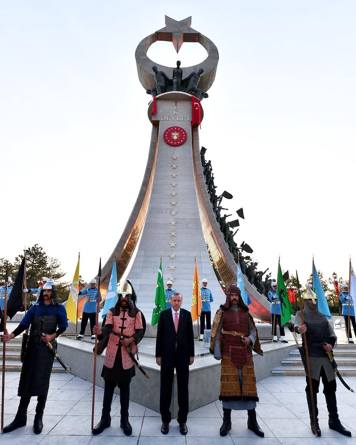 15 Temmuz Şehitler Anıtı CB Recep Tayyip Erdoğan