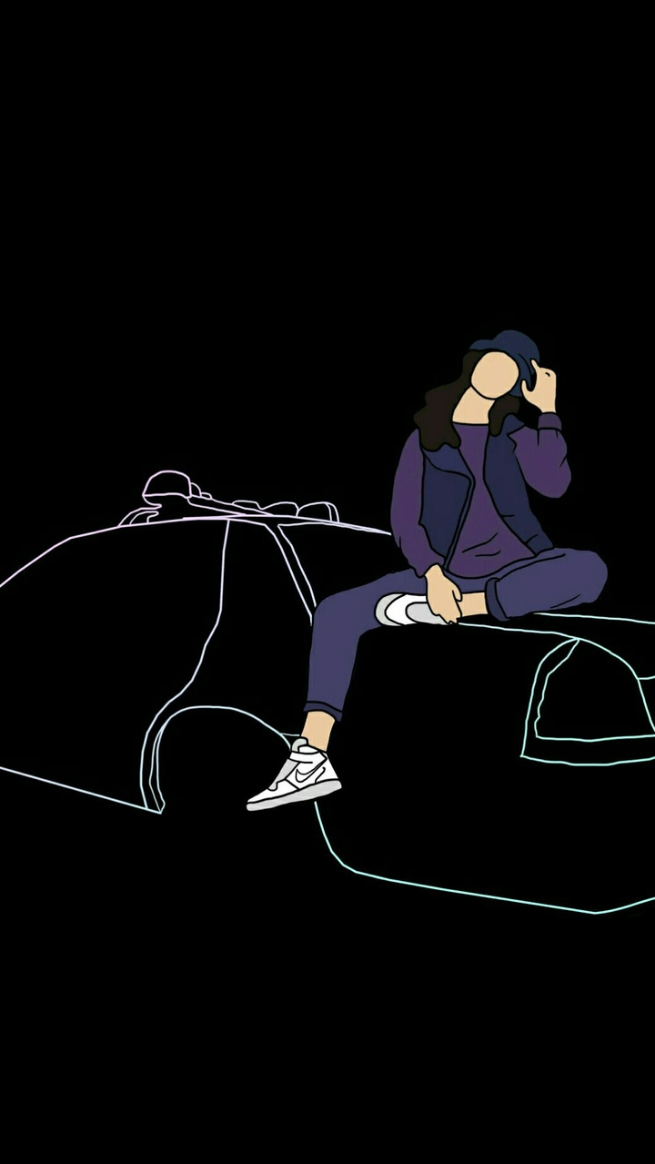 girl car