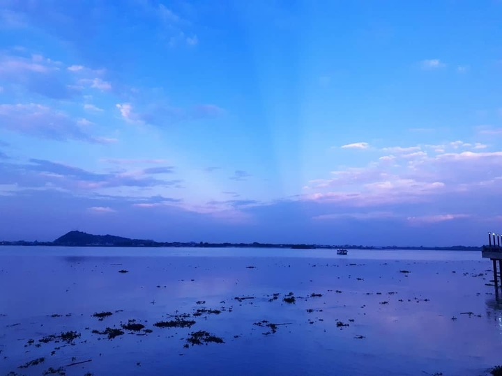 Tomada en un bello atardecer de Guayaquil, Ecuador.