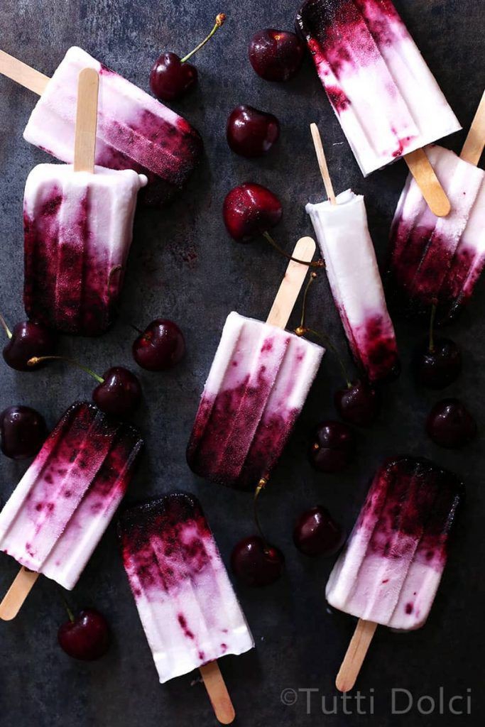 Cherry Popsicles