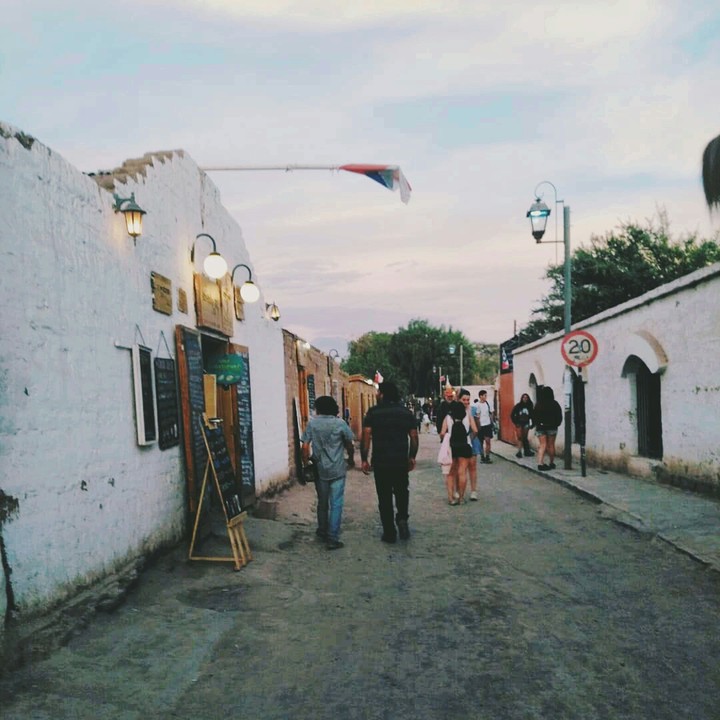 solitario pueblo