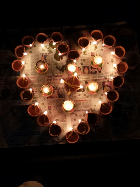 Diwali celebrating