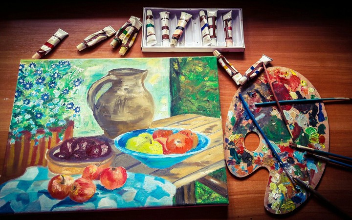 In art a bit)