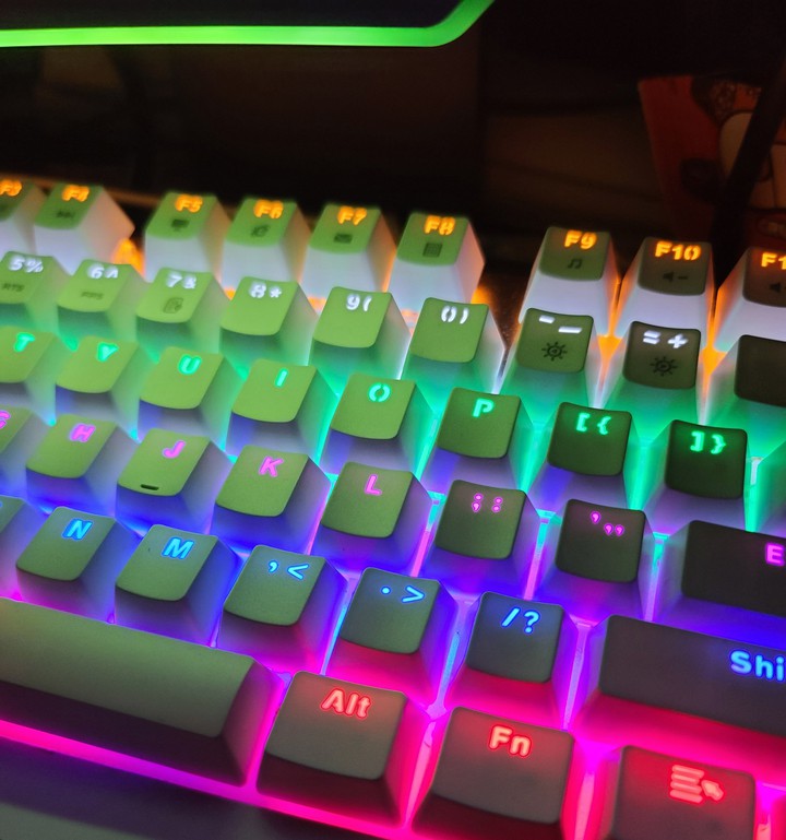Rainbow keyboard