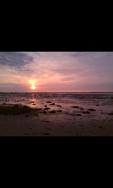 Sonnenuntergang am Strand