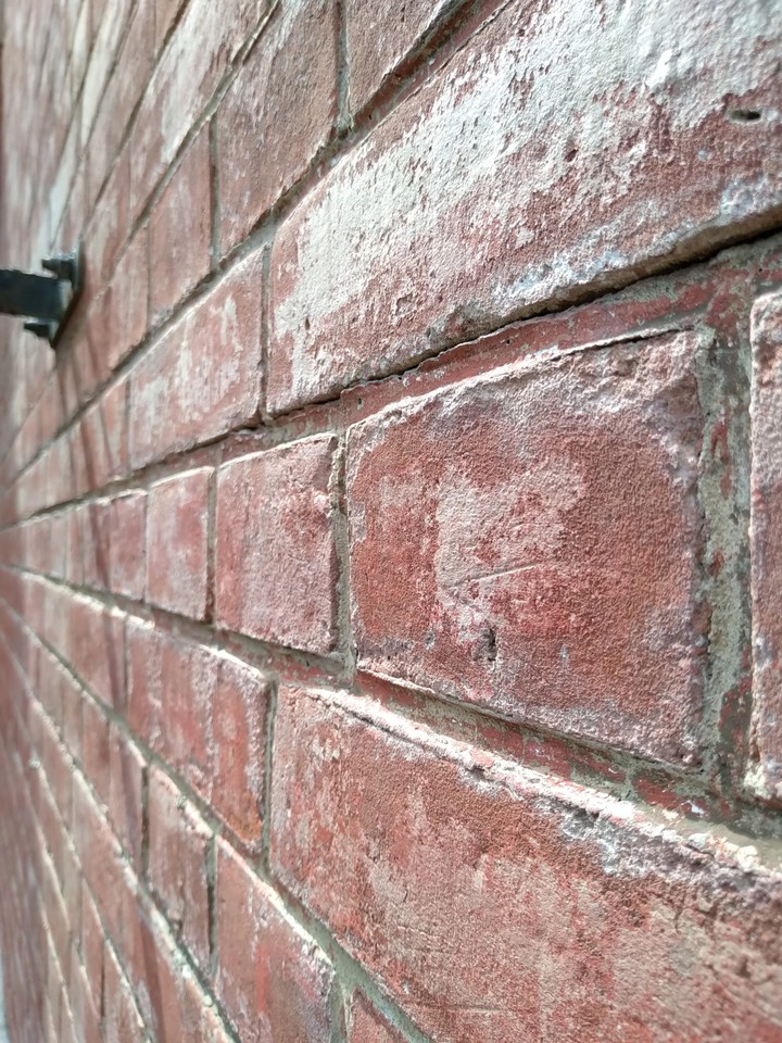 Red brick wall